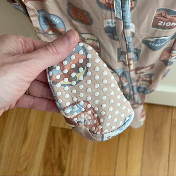 NWT Angel Dear Bamboo Ruffle Back National Park Print Footie Pajama - Picture 8 of 9